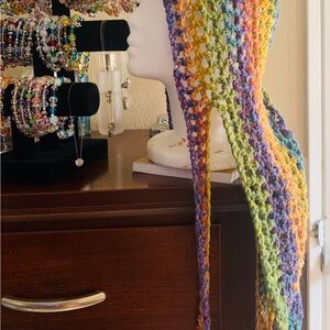 multicolored durag, head wrap for women or men.